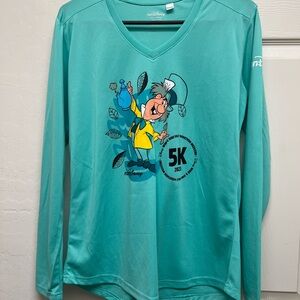 Rundisney Mad Hatter 5K Graphic Shirt.